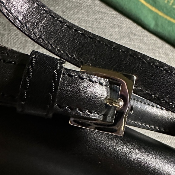 Cole Haan Black Leather Shoulder Bag - Picture 7 of 14